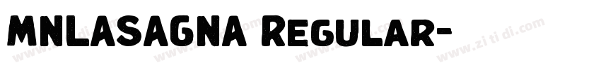 MNLASAGNA Regular字体转换